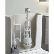 Basmalı Vitrifiye Rezervuar İç Takımı Ayarlanabilir Sessiz Dolumlu Klozet Rezervuar Mekanizması