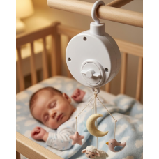 Pratik Bebek Uyutucu Müzikli Mekanik Müzik Kutusu Asılabilir Bebek Aksesuarı