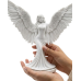 Kanatlı Melek Figürü 3D Baskı Dekoratif Heykel Biblo Ev Ofis Aksesuarı