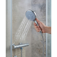 Spiral Hortumlu 4 Kademeli El Duşu Seti Duvar Askılı Banyo Duş Başlığı Spiral Hortumlu 4 Kademeli El Duşu Seti Duvar Askılı Banyo Duş Başlığı