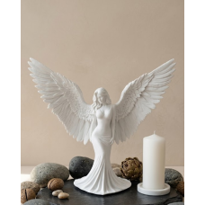 Minimalist Melek İnsan Figürlü 3D Heykel Dekoratif Biblo Ev Dekoru Minimalist Melek İnsan Figürlü 3D Heykel Dekoratif Biblo Ev Dekoru